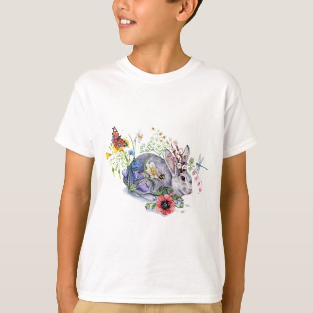 Spring Jackalope T-Shirt (Front)