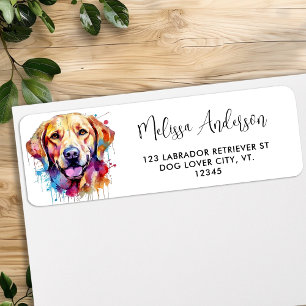 Spring Joy - Labrador Retriever Card - Black Lab