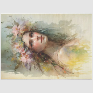 Spring Lady Tissue Paper