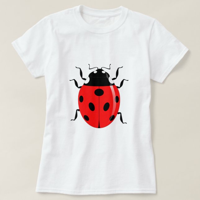 Spring Ladybug T-Shirt (Design Front)