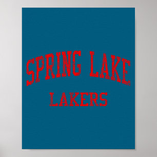 Spring lake high school hs spring lake mi vintage poster