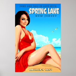 Spring Lake New Jersey Shore America's Best Travel Poster