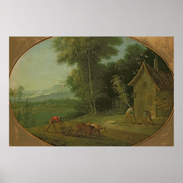 Spring Landscape, 1749 Poster (Front)