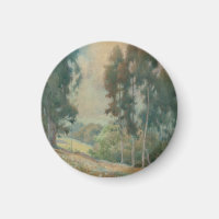 Spring Landscape (1911) Serene Watercolor Scenery