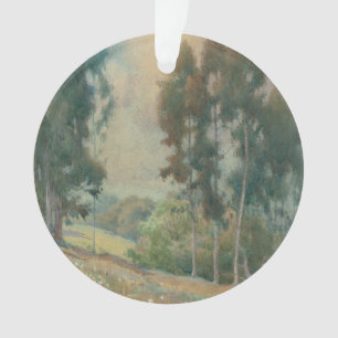 Spring Landscape (1911)  Serene Watercolor Scenery Ornament