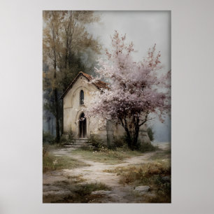 Spring Landscape Digital Print, 19th Century Poster