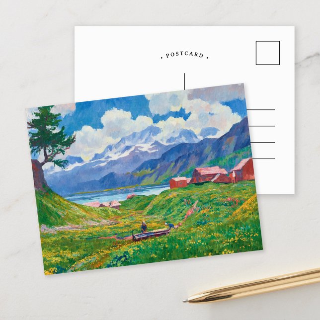 Spring Landscape | Giovanni Giacometti Postcard (Creator Uploaded)
