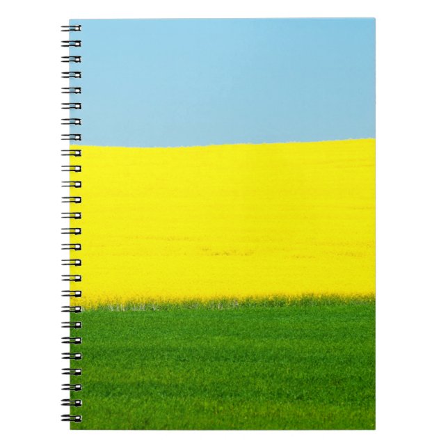 Spring Landscape Meadow Notebook (Front)