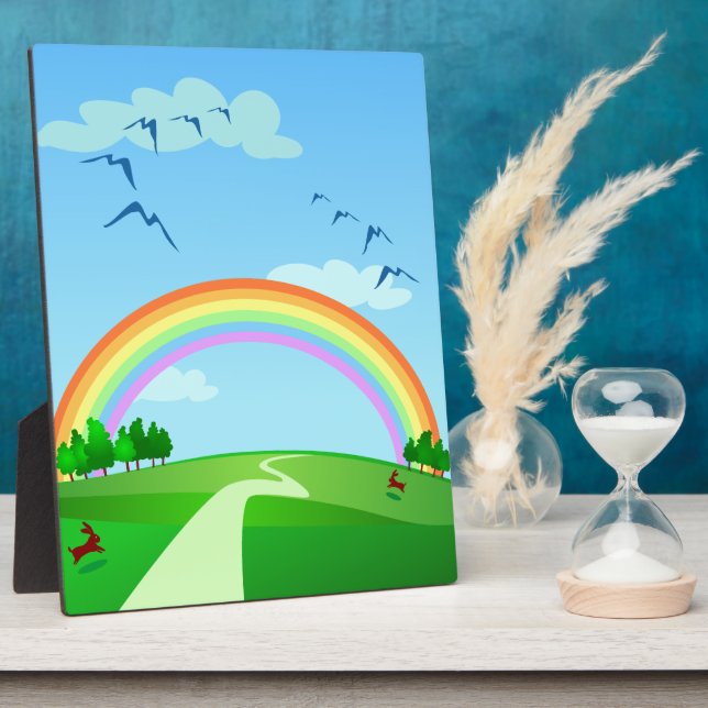 Spring landscape, plaque (Side)