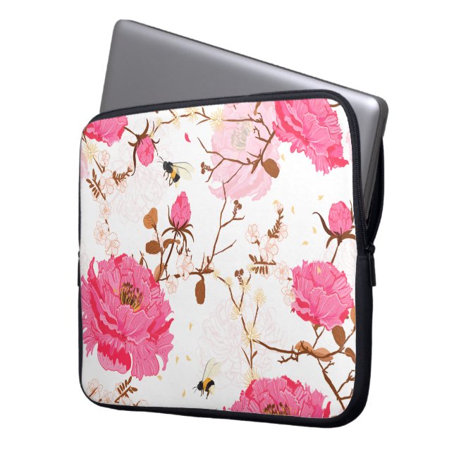 spring laptop sleeve (Front Left)