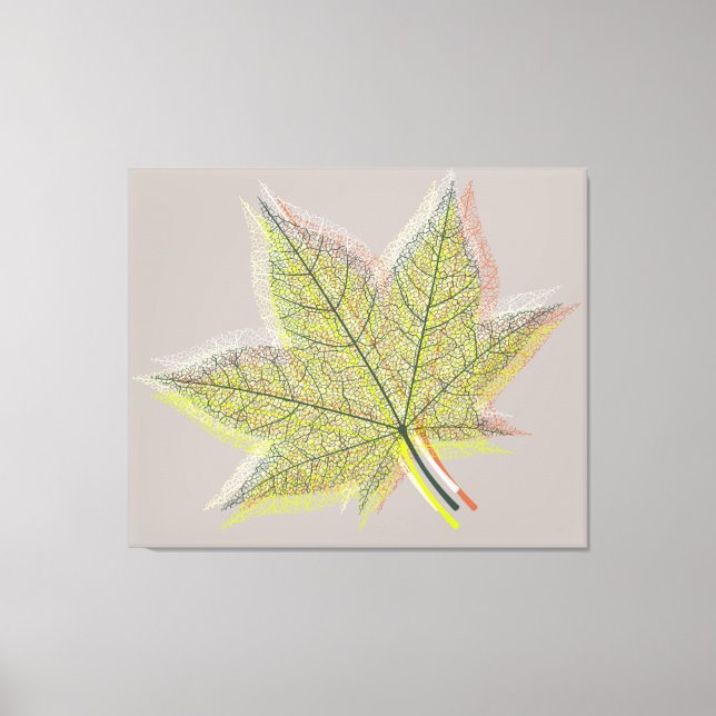 Spring Leaf Canvas Print (Front)