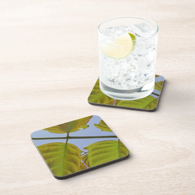 Spring Leaf Coasters (Right Side)