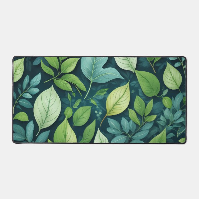 Spring Leaf Desk Mat (Front)