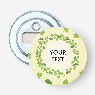 Spring leaves bottle opener
