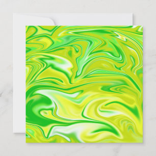 Spring Lime Green And Yellow Marble, Save The Date