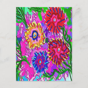 Spring Love For You - Vibrant Foral Romance V1 Postcard