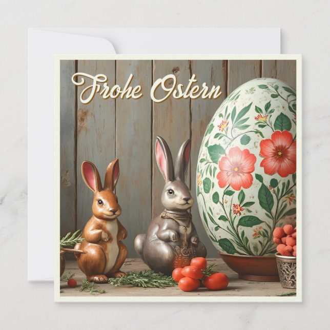 Spring Magic with Blossoms and Bunny Happiness (Front)
