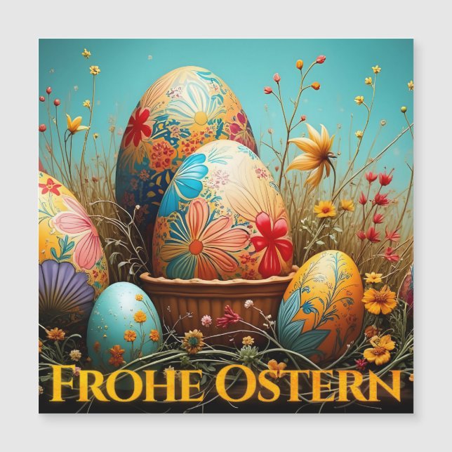 Spring Magic with Easter Eggs (Front)