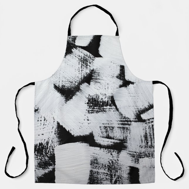 Spring magnolias, elegant fabric design. apron (Front)