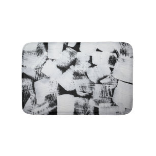 Spring magnolias, elegant fabric design. bath mat