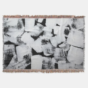 Spring magnolias, elegant fabric design. throw blanket