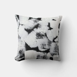 Spring magnolias, elegant fabric design. throw pillow