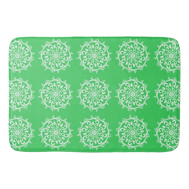 Spring Mandala Bath Mat (Front)