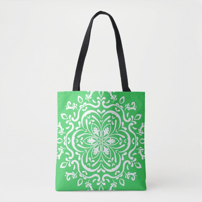 Spring Mandala Tote Bag (Front)