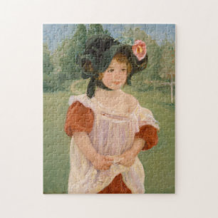 Spring: Margot Standing in a Garden 1900 Jigsaw Puzzle