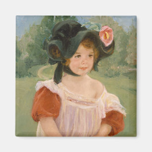 Spring: Margot Standing in a Garden 1900 Magnet
