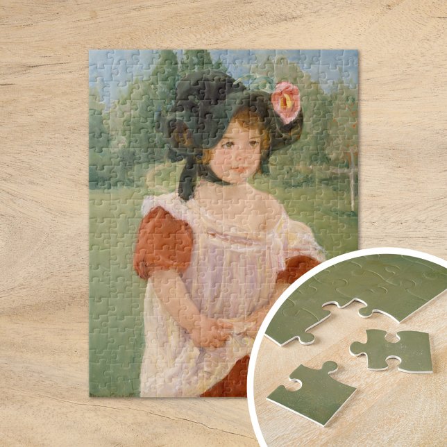 Spring: Margot Standing in a Garden | Mary Cassatt Jigsaw Puzzle (Creator Uploaded)