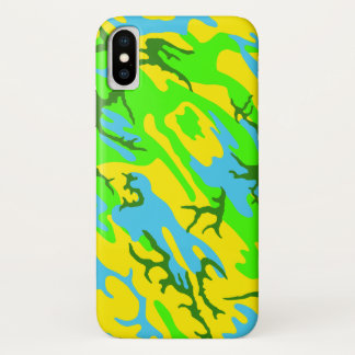 Spring Meadow Camo iPhone X Case