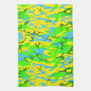 Spring Meadow Camo Kitchen Towel