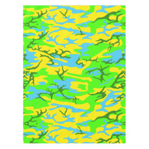 Spring Meadow Camo Tablecloth