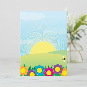 Spring Meadow Invitation