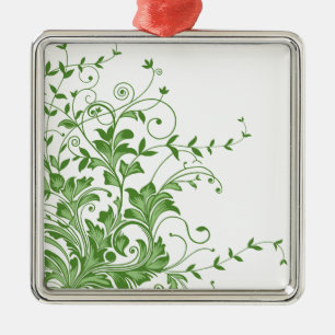 Spring Meadow Metal Ornament