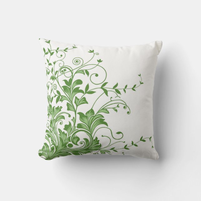 Spring Meadow Reversible Throw Pillow (Front)