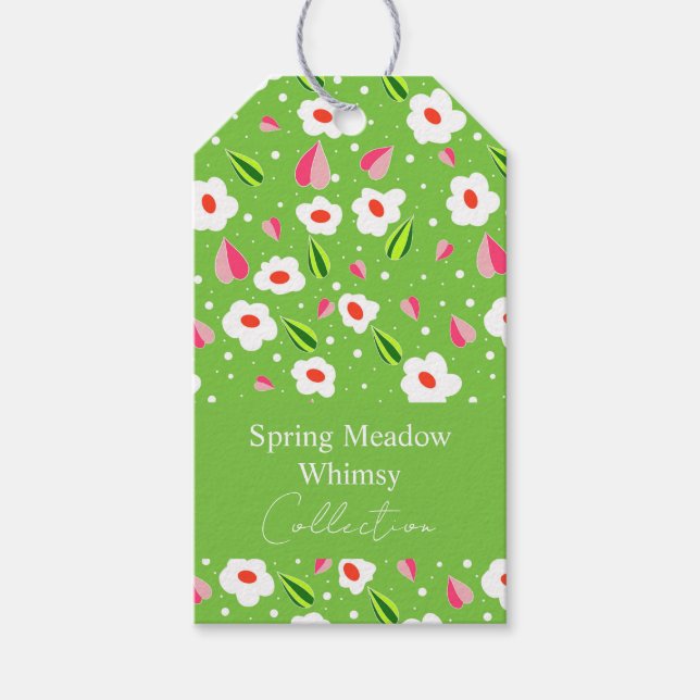 Spring Meadow Whimsy Gift Tags (Front)