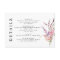 Spring Meadow Wildflowers Wedding Details