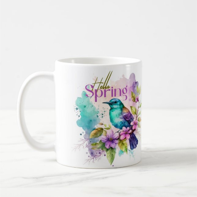 Spring Melody Birds Cup (Left)