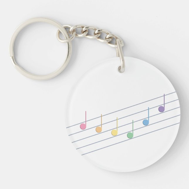 Spring Melody (Linear) Keychain (Front)