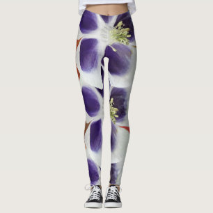 Spring Mood Abstract  Art  & Flowers  Leggings