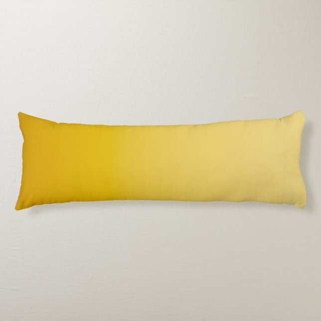 SPRING MOOD – Soft Yellow | deep to light |  Body Pillow (Front)