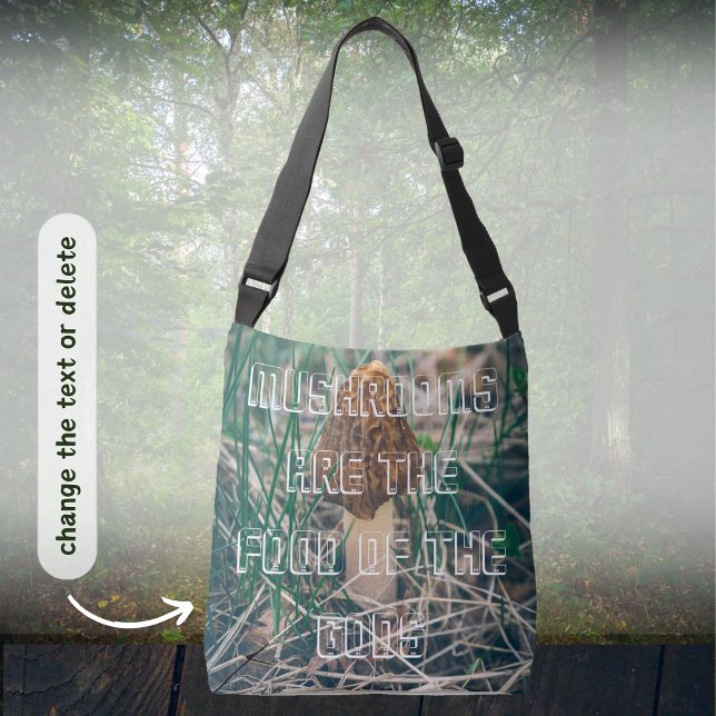 Spring Morel Mushroom Crossbody Bag (Creator Uploaded)