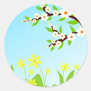 Spring morning - Sticker