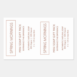 spring mornings mini gift pack front label