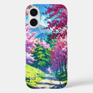 Spring Mountain Path iPhone 16 Case
