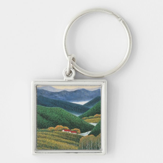 Spring Mountains Keychain (Front)