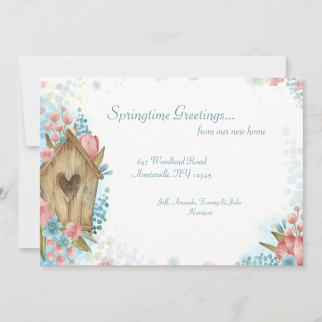 Spring New Home Announcement (Front)
