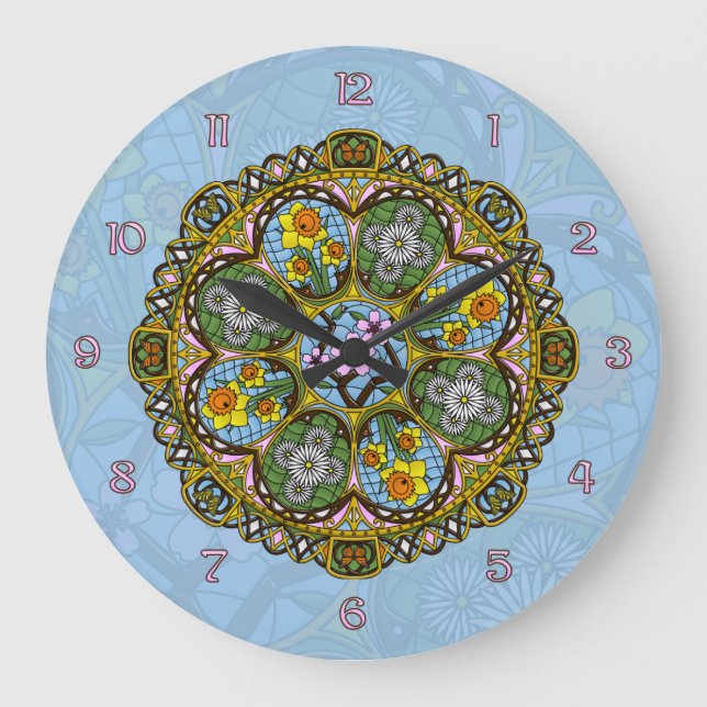 Spring Nouveau Clock (Front)